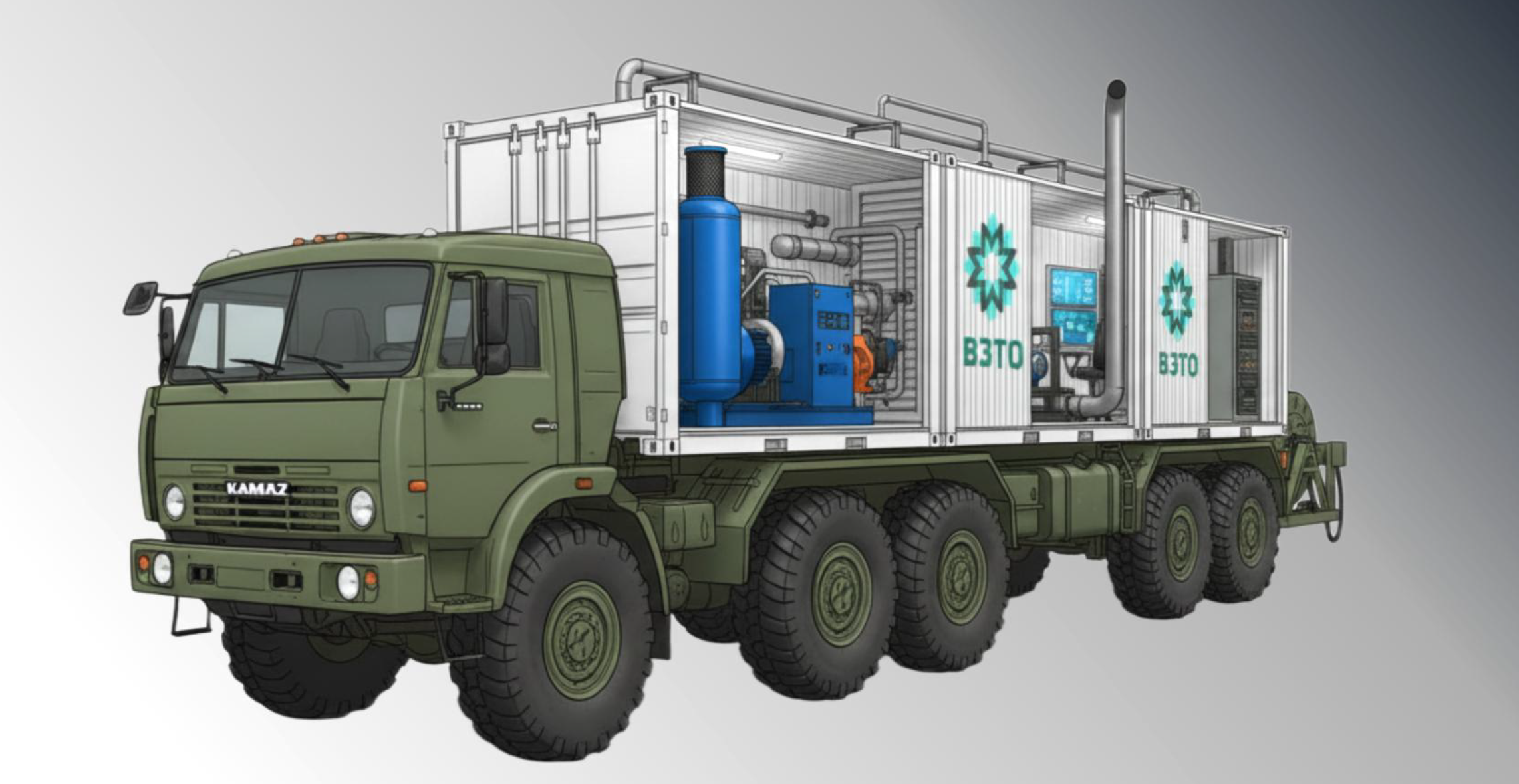 Мобильная компрессорная станция «ВОЗДУХ-80»